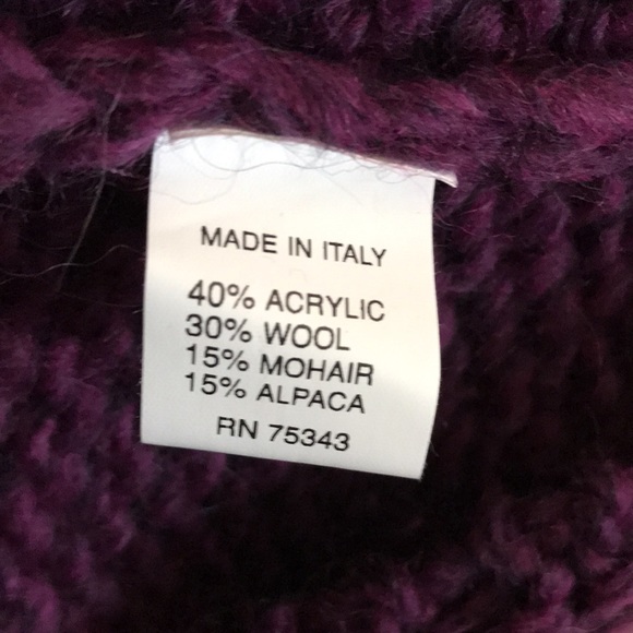 Chunky cardigan made in Italy - Picture 6 of 6